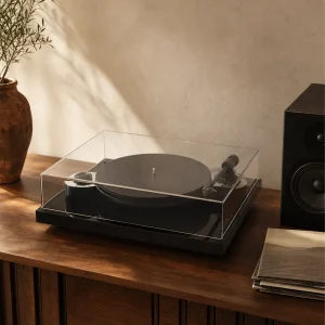 Tapa protectora para tocadiscos
